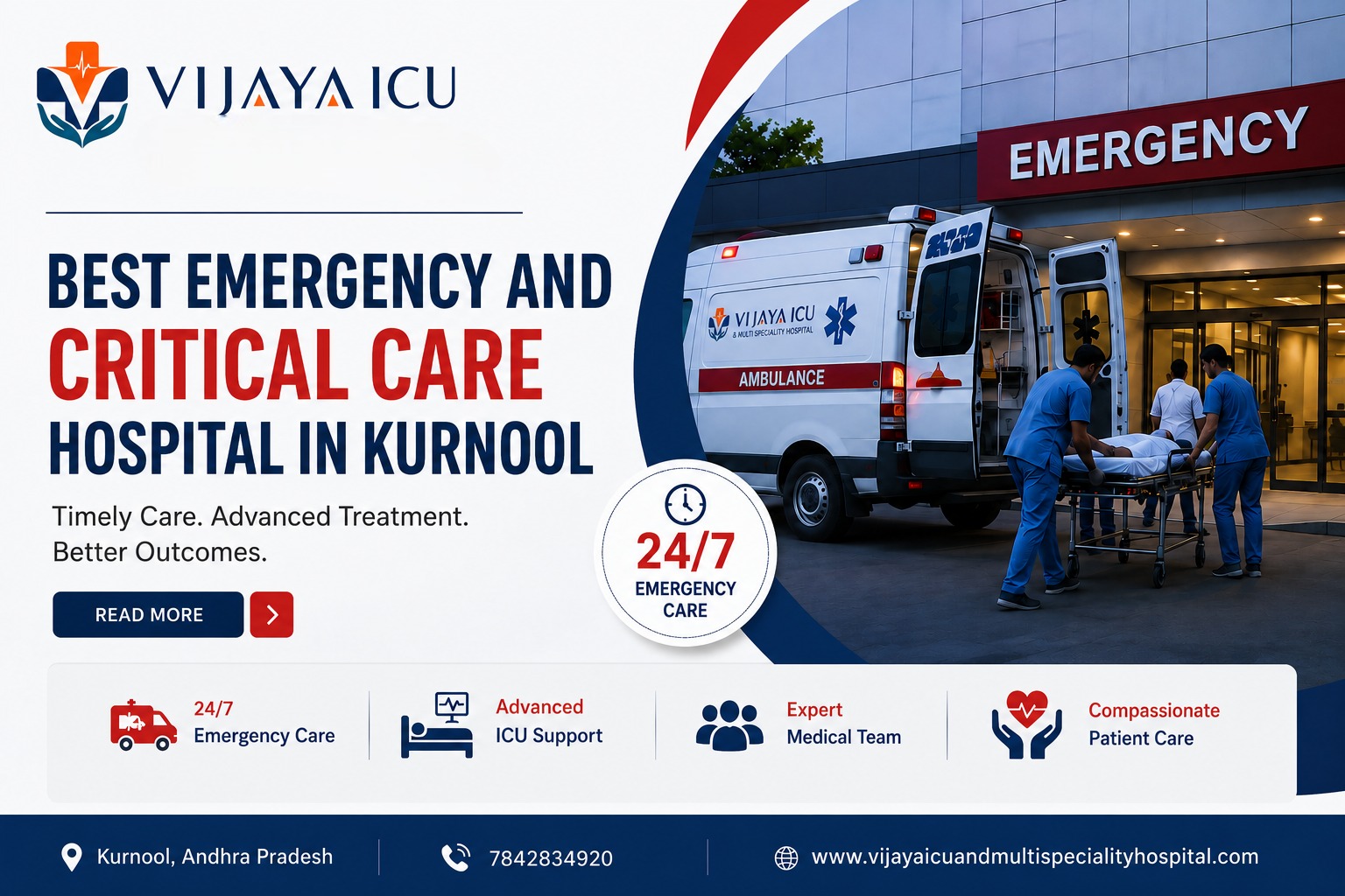 Best Emergency and Critical Care Hospital in Kurnool: What to Look for in Emergency Healthcare